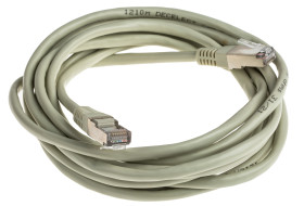 Kabel Ethernet Cat5 długość 3m Z zakończeniem Decelect PVC