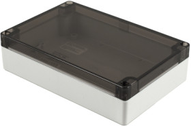 PC enclosure, (L x W x H) 180 x 120 x 45 mm, gray (RAL 7046), IP68, 1554HL2GYSL