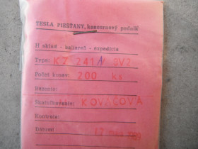 Dioda Zenera 8V2 Tesla KZ 241A/8V2