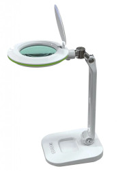 Lampa biurkowa LED SMD z lupą (102mm) 8093D8LED 3D+12D 1-7W