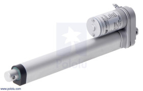 Pololu Glideforce LACT8-12V-20 Light-Duty Linear Actuator: 50kgf, 8" Stroke, 0.57"/s, 12V
