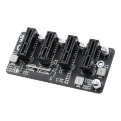 4-kanałowy ekspander PCIe Gen 2 x1 do Raspberry Pi CM4 - bez sterowników - Waveshare 21364