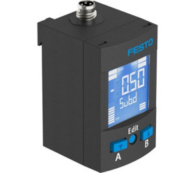 Czujnik ciśnienia Festo Powietrze, gaz obojętny 20 - 30V dc M12
