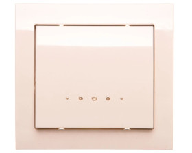 KIER Łącznik kontrolny z podświetleniem beżowy ŁP-12WS/01