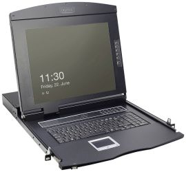 Konsola KVM, VGA Digitus DS-72210-1IT, 1280 x 1024 Pixel, Ilość przełączalnych PC: 1