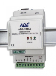 Adresowalny konwerter prędkości i formatu danych RS-232 na RS-485/RS-422 ADA-1040A-23-3