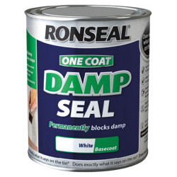Ronseal 37562 One Coat Damp Seal White 250ml