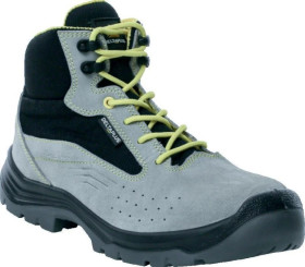 Trzewiki ze weluru skórzanego, podnosek i wkładka kompozytowe, kolor Szary, rozmiar: 44, DENALSPSGR44