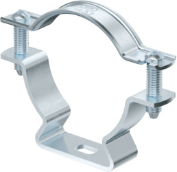 Spacer clamp, max. bundle Ø 53 mm, steel, galvanized, (L x W) 84 x 16 mm, 1362784