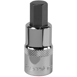 Sealey SBH023 Hex Socket Bit 12mm 1/2&quot;Sq Drive