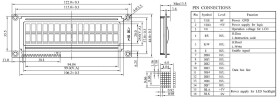 LCD-PC-1602B-FHA K/A-2L E6 C