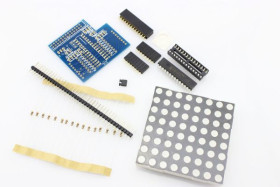 Pi MATRIX ! 8X8 LED Matrix with IO for the Raspberry Pi GPIO