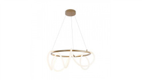 Lampa Wisząca Balbo Kolor Złoty Aluminium/Metal, Led 4700 Lm Barwa Regulowana...