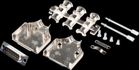 MHDM15-DB15P-K D-Sub male, 15-pin