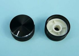 GAŁKA CZARNA 22mm FI=6mm h=12mm