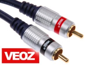 Przewód kabel CINCH 2*RCA - 2RCA VEOZ 0,5m
