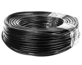 Przewód warsztatowy H05VV-F (OWY) 5x1 żo czarny 300/500V /100m/