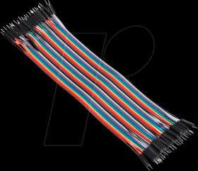 AC044 Developer boards - Jumper cable, 40 poles, m/m, 15 cm