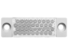 Odbłyśnik prostokątny 38x15mm PMMA/ABS PL20A 1012719