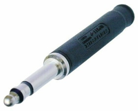 4.4 mm Bantam jack plug, 3 pole (stereo), solder connection, PA, NP3TT-P-B