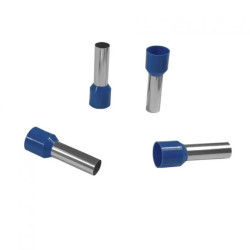 Końcówka tulejkowa izolowana HI 16/18 (100szt.) niebieska DIN