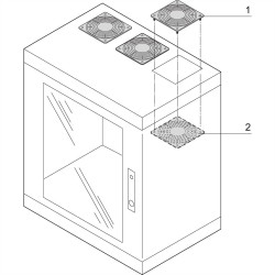 nVent SCHROFF 21236127 Kratka ochronna 1 szt.