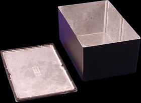 Aluminum die cast enclosure, (L x W x H) 222 x 146 x 101 mm, black (RAL 9005), IP66, 1550WHBK