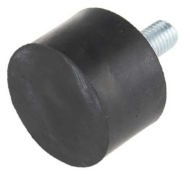 Nóżki antywibracyjne, M4, Ø 15mm, materiał: Stal nierdzewna 55Shore A, RS PRO