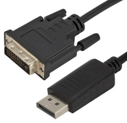 Kabel adapter DisplayPort 1.2 / DVI-D 3m czarny DUAL LINK LANBERG