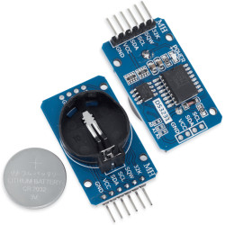 Moduł RTC DS3231 + EEPROM 24C32 z baterią CR2032