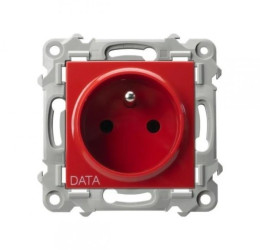 SZAFIR Gniazdo pojedyncze z uziemieniem DATA GP-1ZZD/m/00