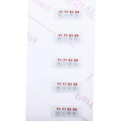 Pasek temperaturowy 4-skalowy