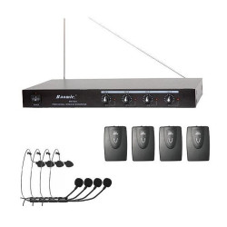 Mikrofon bezprzew.BM-SG4NBAOMIC 4x mikrofon nagłowny