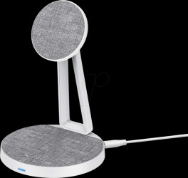 219852 Qi charging station, 2 in 1, iPhone/AirPods, 15 W