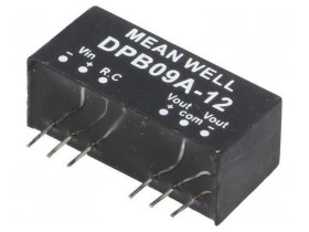 Przetwornica DC/DC 9W 9-18VDC 12VDC Uwyj2 -12VDC DPB09A-12
