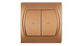 Logo Łącznik Żaluzjowy Złoty Metalik 8Lwp-8