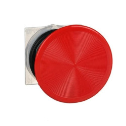 Przycisk grzybkowy, Harmony 9001K, Ø57, czerwony, 2 pozycyjny, metalowy, samoczynny powrót , 9001KR5R