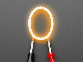 Adafruit Number LED Filament - Warm White "0"