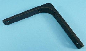 125x125 KĄTOWNIK DO PÓŁKI METAL CZARNY