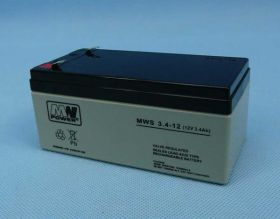 12V/3,4Ah 134x67x60 F1 MWS AKUMU.AGM
