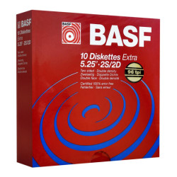 5.25" Diskettes 2S/2D 96tpi "BASF Extra"