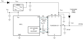 Fault protected local interconnect network (LIN) transceiver with dominant state timeout