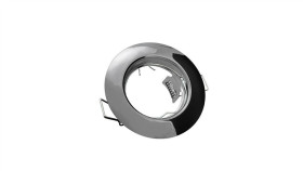 Oprawa Sufitowa Stała Opin Goldlux Okrągła Metal Czarny Perłowy Gu10