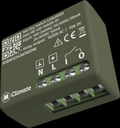 MC-LW-16ADS-01 LoRaWAN switching actuator, 1-channel