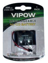 AKUMULATOR P201 3.6V/300mAh 2-3AA