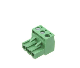 Klucz polaryzacyjny 3 -pinowe raster 5.08mm Swobodne zawieszanie (przelotowe) Żeński RS PRO