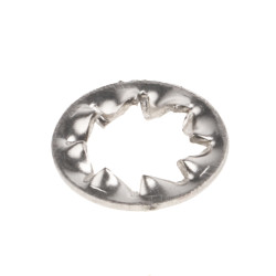 Podkładka wstrząsoodporna do śruby M4, zębata wew 4.30mm Stal nierdzewna zew 8.0mm A4 316