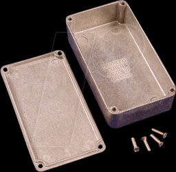 1590B aluminum casing, 1590 B, 112,4 x 60,5 x 31 mm, aluminum