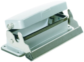 Surface mount housing, size B24, die-cast aluminum, longitudinal bow locking, IP65, 1214300000