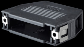 16-001830 D-sub hood, 25-pin, snap-lock